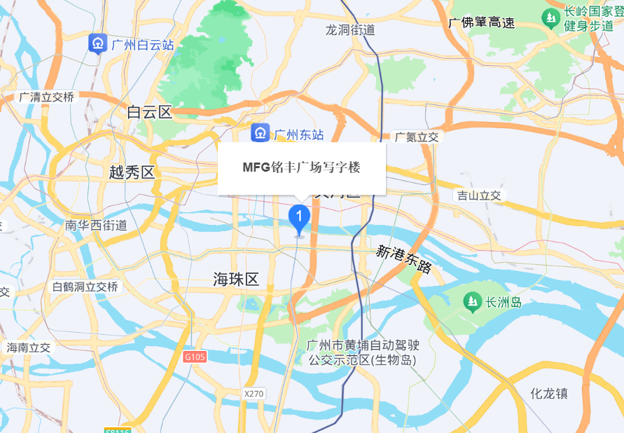 铭丰广场精装办公室地图