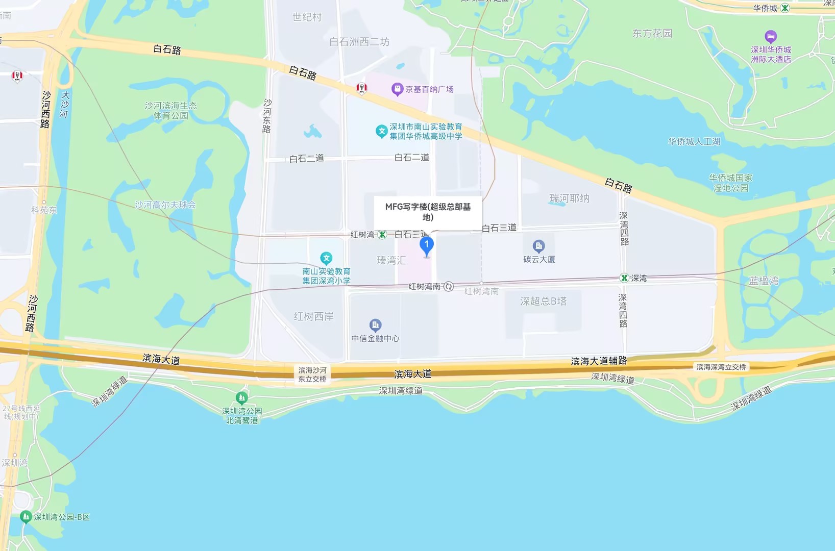 SIC深湾睿云中心精装办公室地图