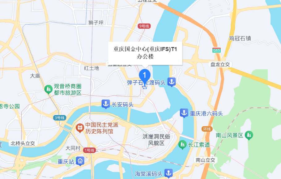 重庆IFS国金中心精装办公室地图