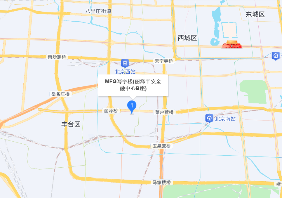丽泽平安金融中心服务式办公室地图