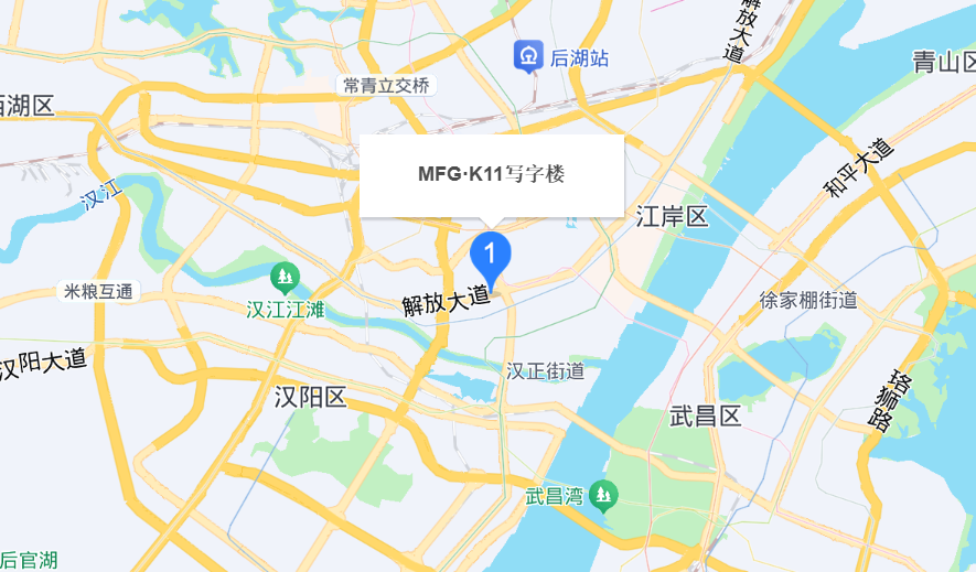 武汉K11精装办公室地图