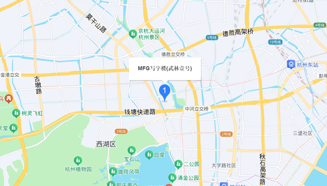 武林壹号写字楼精装办公室地图